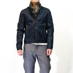 Interval PD Jacket | Triple Aught Design Denim Outerwear For Work, Rigid Denim Workwear Outerwear With Pockets, Rigid Denim Outerwear With Pockets For Work, Denim Workwear Outerwear With Pockets, Dark Wash Selvedge Outerwear For Work, Vintage Rigid Denim Outerwear With Pockets, Classic Rigid Denim Outerwear For Fall, Vintage Denim Outerwear For Fall, Dark Wash Selvedge Outerwear For Streetwear