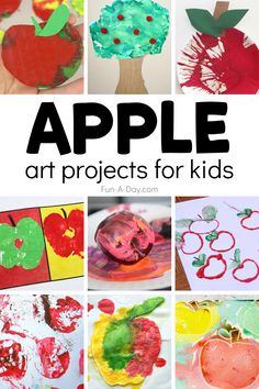 apple art projects for kids to make