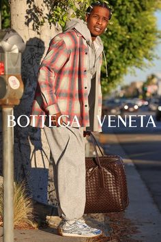 A$AP Rocky & Kendall Jenner Bottega Veneta Pre-Spring 2024 Campaign | Hypebeast Bottega Veneta Campaign, Green Outerwear, Oversized Tailoring, Campaign Fashion, Street Fashion Men Streetwear, Pharrell Williams