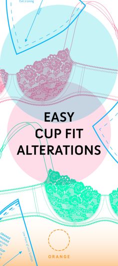 the instructions for how to use cup fit alterations