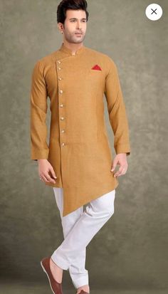 Beige Designer Kurta For Navratri, Beige Straight Kurta For Transitional Season, Designer Beige Kurta For Navratri, Beige Long Sleeve Kurta With Cutdana, Cotton Straight Kurta For Wedding, Beige Kurta For Festive Occasions And Navratri, Festive Beige Kurta For Navratri, Beige Festive Kurta For Navratri, Beige Long Sleeve Traditional Wear With Cutdana