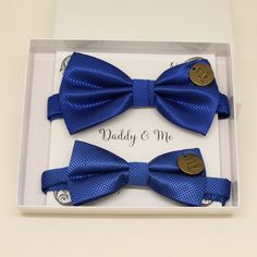 Royal blue Bow tie set for daddy and son, Live your dream, Daddy and me gift, Grandpa gift, Father son, Royal blue Toddler kids bow tie Classic blue, Color 2020, PANTONE 19-4052, Classic blue bow tie, #classicblue Royal Blue Bow Tie, Navy Bow Tie, Polka Dot Bow Tie, Groomsmen Bowtie, Blue Bow Tie, Live Your Dream, Kids Bow Ties, Custom Bows, Black Bow Tie