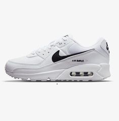 Mike air max 90 Airmax 90s, Nike Air Max White, Christmas Shoes, Nike Sneakers Women, Birthday Wishlist