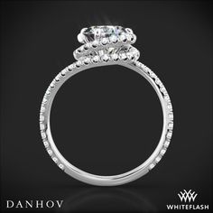 Danhov AE100 Abbraccio Diamond Engagement Ring - Whiteflash | 3813 Luxury Spiral Diamond Ring, Luxury Diamond Spiral Ring, Elegant Spiral Diamond Ring, Luxury Spiral Wedding Rings, Spiral Diamond Wedding Ring In Fine Jewelry, Spiral Diamond Wedding Ring Fine Jewelry, Spiral Diamond Wedding Ring, Spiral Jewelry With Diamond Accents For Wedding, Used Engagement Rings