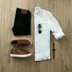 Herren Style, Stylish Men Casual, Men Stylish Dress, Outfit Grid, Brown Shoes, Mens Fashion Casual Outfits, Stylish Mens Outfits