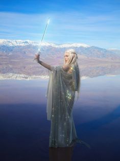 Lady Of The Lake, She Wolf, Ethereal Art, Blue Aesthetic, Tron, Dark Fantasy, Fairy Tales, Concept Art, Cape