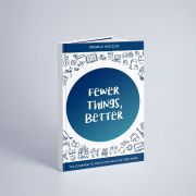 a book with the title'flower things better'written in white lettering on it