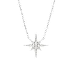 White Gold Diamond Star Necklace by Kury - Available at SHOPKURY.COM. Free Shipping on orders over $200. Trusted jewelers since 1965, from San Juan, Puerto Rico. Gold Neckles, Crescent Moon Necklace Gold, Diamond Star Necklace, White Gold Necklace, Fashion Star, Crescent Moon Necklace, White Gold Necklaces, Diamond Star, Gold Star