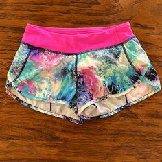 Nwot Ivivva Multicolor Shorts Size 12 Kids Bottoms, Pink Blue, Color Blue, Size 12, Pink, Blue, Color