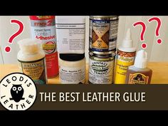 the best leather glue for all types of shoes and handbags, with text overlay