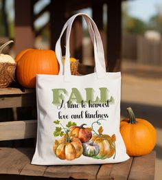 "Beautiful fall colors make this bag as pretty as it is functional. This 100% cotton bag comes in one size - 15\" x 16\"- perfect for everyday wear. While the canvas material shows off the design well, this pretty tote bag is durable and will last for years. The bag features 20\" handles (made from the same canvas), making it easy to carry even with a week's worth of shopping. .: 100% cotton canvas .: Heavy fabric (12 oz/yd² (406.9 g/m .: Sewn-in label ** This product is specially printed at the time of order just for you! ** We cannot offer refunds or exchanges on this item as it is printed at the time of order, one at a time. ** Thank you so much for supporting our small business." Fall Cotton Travel Bag, Fall Travel Cotton Bag, Fall Canvas Tote Bag For Shopping, Canvas Tote Bag For Fall Shopping, Fall Canvas Tote Bag For Daily Use, Canvas Shopping Bags For Fall, Fall Canvas Shopping Bags, White Bags For Fall Shopping, Pretty Tote Bags