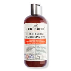 Curl Quenching Conditioning Wash - Curlsmith | Ulta Beauty Black Pepper Oil, Cleansing Conditioner, Homemade Hair Products, Hair Cleanse, Moisturizing Conditioner, Coily Hair, Hair Remedies, Aloe Vera Leaf, Types Of Curls