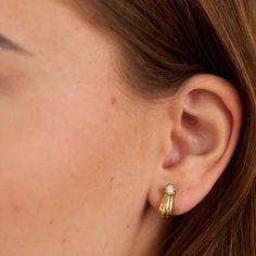 E A R R I N G S  ∙  * Details: Solid Gold ∙ 14K Gold ∙ Yellow Gold * Weight: 1.9 grams * Earrings length: 0.51 inches // 1.3 cm * Width: 5 mm. * Condition: All our pieces are vintage, antique or close to new. The piece undergoes a restoration proces, which includes ultrasonic cleaning and mild polish techniques to enhance the condition of the piece. * All our pieces are vintage and handpicked. We put a lot of effort into finding the most unique and beautiful items for you guys ♥️ Hope you like i Scandinavian Jewelry, Beautiful Items, Style Expert, Gold Yellow, A R, Denmark, Solid Gold, Etsy Earrings, Etsy Accessories