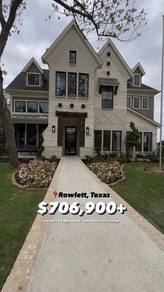 a house for sale with the words rowton, texas $ 799, 000