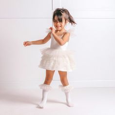 Our ruffled tulle smocked dress from our White collection is designed to be comfortable, yet show-stopping—perfect for all occasions. White Toddler Dress, Tulle Dress White, Toddler White Dress, White Tutu Dress, Kids White Dress, Girls Tulle Dress, White Tutu, White Tulle, Smocked Dress