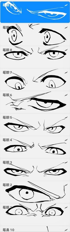 the different types of eyes and how to draw them in photoshopped with adobe