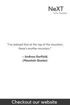 a white background with the words next on it and an image of mountains in the background