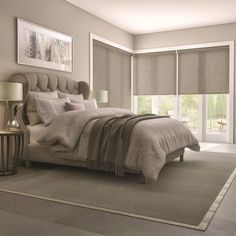 Roller shades Roller Shades Bedroom, Roll Down Shades, Window Coverings Bedroom, Fabric Roller Shades, Window Roller Shades, Select Blinds, Shade Store, Custom Blinds