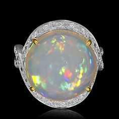 J16661 Ring Style, Opal Ring, Gemstone Name, Opal Rings, Diamond Gemstone, Metal Color, Gemstone Colors, Earings Piercings, Types Of Metal