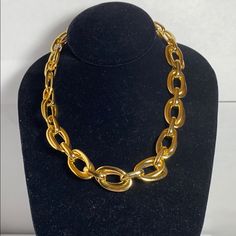 Beautiful Warm Gold Chain Link Necklace., Has The Look Of 18kt Gold. 16” With Extender. Beautiful With Any Color Outfit. Perfect For Work Or A Sophisticated Evening Out. Tiny Tag Has A Js On It. New But Without Tags. Has A Bit Of Red Reflection From My Red Phone. Gold Oval Link Clavicle Chain Necklace, Modern Gold Cable Chain Necklace, Nordstrom Elegant Gold Jewelry, Modern Gold Clavicle Chain Necklace, Gold Clavicle Chain Costume Necklace, Elegant Nordstrom Gold Jewelry, Gold Jewelry From Nordstrom As A Gift, Gold Jewelry From Nordstrom For Gift, Gold Adjustable Chain Costume Necklace