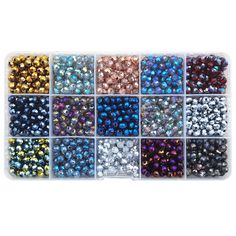 PRICES MAY VARY. Color: 15x Electroplate Multicolor; Diameter: 6mm; Hole Size: 0.8mm. Packing: Sold per 1200 pieces pkg. 80 pieces each color. Material: artificial crystal; glass; fragile products. Purpose: These machine-faceted glass beads have a lovely and popular appearance. Great for jewelry making and crafting. Rondelle Glass Beads for Jewelry Bracelet Making Faceted Briolette Shape Crytal Spacer Beads Jewelry Bracelet, Beads For Jewelry Making, Beads For Jewelry, Faceted Glass, Sewing Stores, Bracelet Necklace, Jewelry Making Beads, Spacer Beads, Crystal Glass