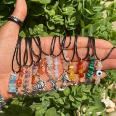 Trippy Necklace, Grunge Jewelry, Mode Hippie, Indie Jewelry, Estilo Hippie, Healing Necklace, Crystal Necklaces, Dope Jewelry, Handmade Wire Jewelry