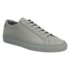 Common Projects
 1530 Original Achilles Low Sneakers
 Composition And Details
 Calfskin
 Color: Grey
Measurments: Low-top Calf Leather Shoes With Vibram Sole, Classic Custom Low-top Sneakers With Vibram Sole, Classic Custom Sneakers With Vibram Sole, Modern Low-top Leather Shoes With Vibram Sole, Common Projects Shoes, Common Projects, Low Sneakers, Calf Skin, Men's Shoes