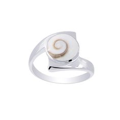 Ancient Shiva Round Shell Eye Ring Silver Jewelry CODE: SER34 Material: 925 Sterling Silver Gem Stone: SHIVA EYE Weight: 3.67 Gram Ring Size: 6, 7, 8, 9 Finishing: silver   Price Per Piece Handmade Sterling Silver Ring with a polished natural shiva eye shell. Shiva Eye Shell is a considered a good luck and positive energy Stone. This shell is the a perfect present for all those women who loves the natural beauty. This beautiful Ancient Shiva Round Shell Eye Ring would be a perfect gift for that Fine Jewelry Silver Pearl Ring With Polished Finish, Silver Pearl Ring With Polished Finish In Fine Jewelry, Silver Pearl Ring With Polished Finish Fine Jewelry, Adjustable White Rings With Polished Finish, White Adjustable Rings With Polished Finish, Sterling Silver Pearl Ring With Polished Finish, Symbolic White Round Jewelry, Silver Sterling Silver Pearl Ring With Polished Finish, White Open Ring Stamped 925