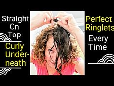 How To Part Curly Hair, Add Volume To Flat Hair, Flat Curls, 3a Curls, Curly Hair Dos, Curly Styling, Wavy Hair Tips, Define Curls, Ribbon Curls