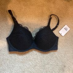 Brand New With Tags! Size 34d Can Also Be Attached In Back For The Center Back Tanks. Super Comfy Just Not A Fan Of Lace And Have In Other Colors. Elegant Black Nursing Bra With Medium Support, Elegant Black Bra With Lined Body, Elegant Black Bra With Medium Bust Support, Elegant Full Coverage Bra For Night Out, Elegant Black Nursing Bra With Padded Cups, Elegant Black Underwire Nursing Bra, Elegant Black Full Cup Nursing Bra, Fitted Black Nursing Bra With Padded Cups, Elegant Black Fitted Nursing Bra