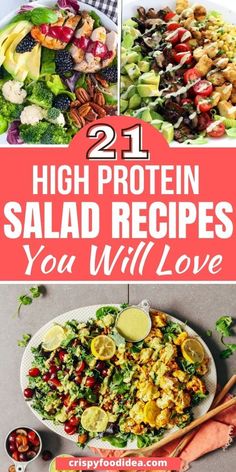 21 high protein salad recipes you will love