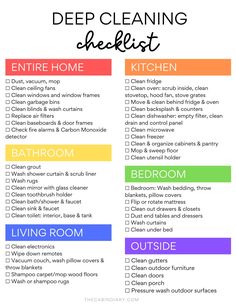 the best cleaning checklist for your home