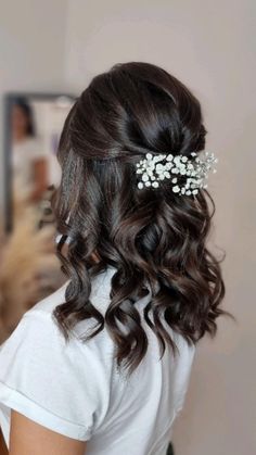 Engagement Hairstyle, Reception Hairstyles, Hair Wedding Styles, Long Hair Wedding, Ethnic Hairstyles, Hairstyles For Layered Hair, Long Hair Wedding Styles