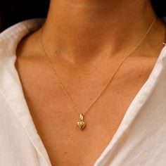 Valentines Day Gift For Her, Dainty Heart Necklace, 14K Gold Necklace, Girlfriend Gift FEATURES: -Pendant Gold KT: 14K Hollow Gold -Gold Color: Yellow Gold -Chain Gold KT: 14K Solid Gold -Chain Style: Rolo -Chain Length: 16" -Chain Width: 1 mm SHIPPING: -Ready to Ship in 1-2 Business Days -FREE shipping on all U.S. orders  -Packed in a labeled gift box -The perfect birthday or holiday (Christmas, Hanukah, valentines day...etc.) gift!  -We ship globally RETURNS: -Easy 30 Day Return Policy CONTACT Dainty Heart Hallmarked Necklaces, Hallmarked Heart-shaped Dainty Necklace, Dainty Heart-shaped Hallmarked Necklace, Hallmarked Heart Necklace For Valentine's Day, Valentine's Day Hallmarked Heart Pendant Necklace, Silver Heart Jewelry, Dainty Heart Necklace, Necklace Girlfriend, Heart Necklace Gold