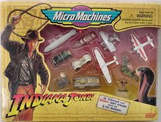 the indiana jones action figure is in its package