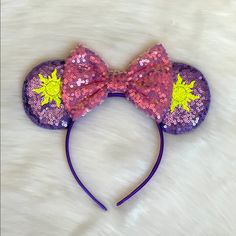 Lightweight. New In Package Minnie Ears Headband, Disney Rapunzel, Ears Headband, Minnie Ears, Ear Headbands, Rapunzel, Tangled, Disney, Quick Saves