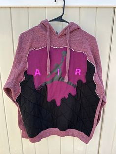 Nike Air Upcycled Purple Hoodie Sporty Pink Hoodie For Outdoor, Pink Athleisure Hoodie For Outdoor, Pink Sporty Sweatshirt For Outdoor, Purple Winter Hoodie For Outdoor, Winter Outdoor Purple Hoodie, Athleisure Crew Neck Hoodie For Outdoor, Casual Purple Hoodie For Outdoor, Casual Pink Sweatshirt For Outdoor, Outdoor Pink Hoodie With Double-lined Hood