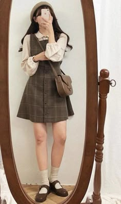 Spring Y2K Fashion Dark Academia Clothing Knitted Vintage Sweater Dress For Woman, Plaid 2021 Spring Sleeveless Retro Casual Top For Ladies, Gift for her 2022 ∘◦ ☆ ◦∘ Thanks for your interest in our boutique. ∘◦ ☆ ◦∘ We are proud to share our comfortable and stylish products with you. Our products are handmade, and we design and manufacture our products, especially for our customers. .Please, check the sizes carefully before placing your order to make sure they fit you, as these are mostly Asian Mode Country, Dark Academia Outfit, Brown Mini Dress, Academia Clothes, 일본 패션