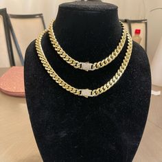 Monaco Necklace Gold Plated 16 And 18inches Expensive Gold Necklace, Gold Necklace Chunky, Cash Indian, Betty Boop Jewelry, Gold Chain Women, Money Images Cash Indian, Real Gold Necklace, Real Gold Chains, Money Images