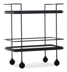 American Home Furniture | Hooker Furniture - Commerce & Market Bar Cart Black Bar Cart, Industrial Bar Cart, Wood Bar Cart, Modern Bar Cart, Metal Bar Cart, Gaming Furniture, Bar Storage, Simple Aesthetic, Black Bar