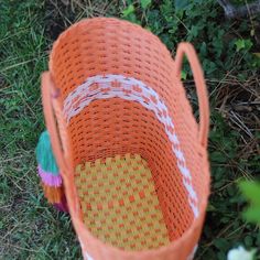 Made from handwoven plastic by Valentin Ortega from Acambay, Mexico. Each one is made individually with love and care. Use this reusable and eco-friendly tote bag as a shopping bag for farmer's markets, great for the pool or the beach.Details: * Tote measurements: 12 “ W ( lower part) 17” W (top) 12.5” High. * Waterproof-washable * Material: Recycle Plastic * All items are shipped from the USAll Mi Mundo Mexicano items are 100% handmade by artisans in Mexico. Each stitch and item is completely unique and one-of-a-kind, so you'll never find two that are exactly the same! All items may vary slightly in size, color, and design - that's what makes handmade items so special and charming!*Your Purchase supports artisans craft and families ! Eco-friendly Orange Rectangular Straw Bag, Multicolor Reusable Beach Bag, Basket-shape Beach Bag With Weaving For Market, Market Basket Weave Beach Bag, Handwoven Orange Tote Beach Bag, Orange Handwoven Tote Beach Bag, Eco-friendly Handwoven Basket Beach Bag, Eco-friendly Woven Beach Bag For Market, Eco-friendly Basket Beach Bag