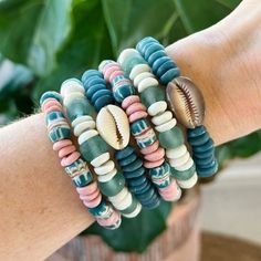 This Bracelet Stack by @madewithalohabytay is the perfect style Inspo 2 start off the April design season! 💚✨ Our Strawstack Beads look so gorgeous paired with the Ashanti Saucers, Cowrie Shells, and, Recycled Glass Beads in this stack. 🌊✨
#beads #TheBeadChest #Beads #DIYCrafts #ShopHandmade #Jewelry April Design, Afro Styles, Spring Bracelet, Afro Style, Cowrie Shells, Recycled Glass Bead, Cowrie Shell, Perfect Style, Recycled Glass