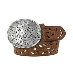 Tony Lama Women's Pierced Filigree Belt WOMEN - Accessories - Belts Tony Lama Tony Lama Boots, Tony Lama, Western Belt, Western Belts, Buckle, Women Accessories, Boots