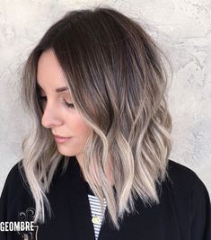 Ash Blonde Hair Balayage, Beige Blond, Blonde Ends, Blond Ombre, Ash Blonde Balayage, Ash Blonde Hair, Ombré Hair, Shoulder Length Hair Cuts, Short Hair Balayage