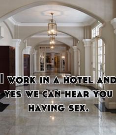 | Hotel | Hotels | Hospitality | Customer Service | Guest Services | Front Desk | Guests | Complaints | Memes | Sarcasm | Joking | Humor | Funny | Hilarious | Work | Job | Crazy Guests | Night Auditor | Night Audit | Housekeeping | Valet | F&B | Food & Beverage | Guest Service | Guest Services | Hoteliers | eCards | If you are the genius / wise guy behind any of these funnies please let me know (with image description) so I can properly credit! Hospitality Humor, Hotel Quotes, Hotel Humor, Work Printables, Night Duty, Work Funnies, Hotel Housekeeping, Crazy Humor, Hotel Business