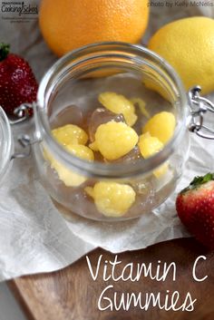 Our home was plagued with terrible coughs earlier this winter. So, I reached for our fruit-derived Vitamin C and made batch after batch of these gummies. Within a week, the coughs lessened -- or completely went away. [by Tracey Vierra] Gummy Recipes, Homemade Gummies, Vitamin C Gummies, Vitamin C Powder, Natural Kids, Simple Health, Natural Cough Remedies