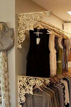 an image of clothes on display in a store with the caption diy home decor ideas net