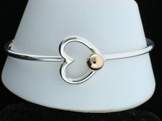 Cape Cod Heart Bracelet by GoldfingerCapeCod on Etsy, $165.00 Cape Cod Bracelet, Cape Cod Jewelry, Trendy Things, Sterling Silver Heart Bracelet, Silver Heart Bracelet, Fun Jewelry, Silver Jewelry Design, Jewellery Ideas, Elegant Bracelet