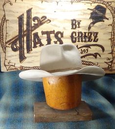 UPDATED PRODUCTION TIME: ALL hat orders  will be in the current production time of 10-12 WEEKS. If possible we will ship sooner. Lil Grizz is determined to give each hat the needed time and attention to detail.  SILVERADO - This style is a wide brimmed variation of the standard Fedora hat. It has accentuated creases on the front and sides of the center point. It also has tight hand rolls on the front/sides of the standard cowboy brim. This hat is carries you back to the eras of Westerns and coun Curved Brim Fur Felt Hat For Country Events, Curved Brim Fur Felt Hat For Ranch, Short Brim Fur Felt Hat For Ranch, Fur Felt Hats With Curved Brim For Country Events, Fur Felt Hat With Short Brim For Ranch, Classic Wide Brim Cowboy Hat, Custom Felt Hat With Curved Brim For Winter, Custom Fur Felt Brimmed Hat Bands, Brimmed Fur Felt Hats For Ranch