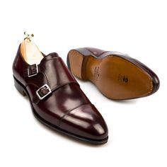 ZAPATOS DOBLE HEBILLA CORDOVAN 80250 INCA Elegant Leather Monk Strap Slip-on Shoes, Luxury Slip-on Monk Strap Shoes, Leather Monk Strap Slip-on Shoes, Luxury Leather Monk Strap Slip-on Shoes, Luxury Slip-on Monk Strap Shoes With Buckle, Luxurious Shoes, Mens Monk Strap Shoes, Double Monk Strap Shoes, Cordovan Shoes